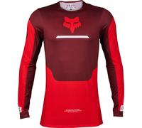 FOX Flexair Optical Maglia Motocross, rosso/rosso, Taglia XL
