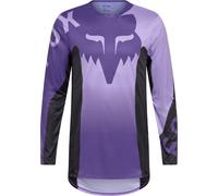 FOX Flexair Spire Maglia da motocross, nero-porpora, taglia S per maschi