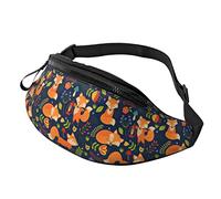 Fox Flower Escursionismo per donna Uomo Cintura regolabile alla moda per viaggiare Casual Corsa in bicicletta