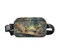 Fox forests Explorer Carino Cross Body Bag Belt Pack per piccolo uomo d'affari Mini con tracolla regolabile per ciclismo escursionismo palestra mariconeras de cintura para hombre