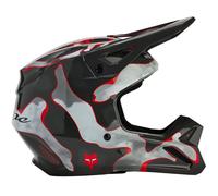 FOX V1 Atlas MIPS Casco Motocross Giovanile, nero-grigio-rosso, taglia S