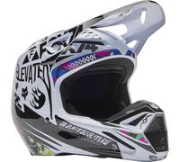 FOX V1 Image Cosmo Casco da motocross, nero-bianco, taglia S per maschi
