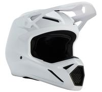 FOX V1 Solid Casco Motocross, bianco, taglia M per maschi