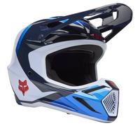 FOX FOX - Casco V3 Fade Bianco / Blue 2025 XL