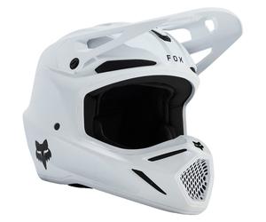 FOX FOX - Casco V3 Solid Junior Matt Bianco 2024 YM