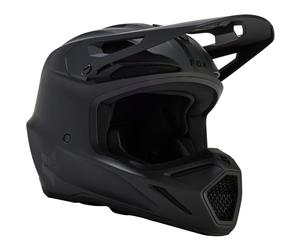 FOX FOX - Casco V3 Solid Junior Matte Nero 2024 YL