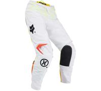 FOX 180 Hello Future Special Edition Pantaloni da motocross, bianco, taglia 32 per maschi