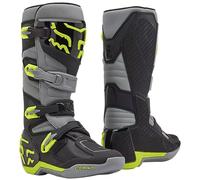 FOX Comp Stivali motocross, grigio-giallo, taglia 48 per maschi