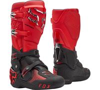 FOX Instinct Stivali da motocross, nero-rosso, taglia 43 per maschi