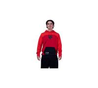 Fox fracture paneled hoody rosso