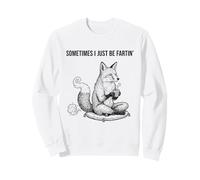 Fox Funny A Volte Sono Solo Fartin Meditando Felpa