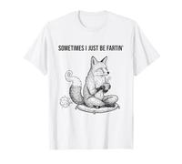 Fox Funny A Volte Sono Solo Fartin Meditando Maglietta