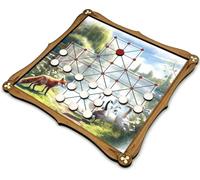Fox & Geese: Gioco da tavolo tradizionale in legno