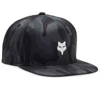 FOX Head Camo Tech Snapback Berretto, verde-marrone per maschi