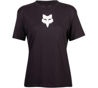 FOX Head Maglietta da donna, Bianco/nero, Taglia S