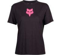 FOX Head Maglietta da donna, nero/rosa, Taglia XL
