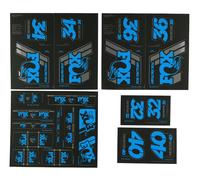 FOX Heritage Decal Kit Fork & Shock | bis MY20 | Blue