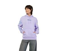Fox Hoodie Lady Hello Future Fleece PO Lilac M