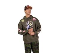 Fox Hoodie PRO Circuit Oversized Fleece PO Military L