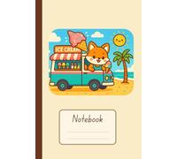 Fox ice cream van Lined Notebook Edition 1