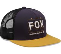 FOX Image Print Cappello Snapback Trucker, blu/nero/giallo