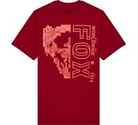FOX Image Skull Premium Maglietta, rosso, taglia S per maschi