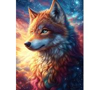 Fox in A Magical Forest at Sunset Puzzle 1000 Pezzi Serate In Casa Con Amici Wildlife Pet Giochi Da Tavolo Per Gruppo Divertimento E Convivialità Regalo Per Amici E Parenti 1000 PCS