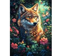 Fox in A Magical Forest Puzzle 500 Pezzi Serate In Casa Con Amici Science Fiction Magical Dream Giochi Da Tavolo Per Gruppo Divertimento E Convivialità Regalo Per Amici E Parenti 500 PCS