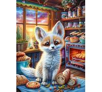 Fox in Cozy Room Puzzle 1000 Pezzi Sfida Rompicapo Impossibile Accompany Fairy Tale Cute Rompicapo Estremamente Difficile Per Veri Esperti Regalo Per Chi Ama Le Sfide 1000 PCS
