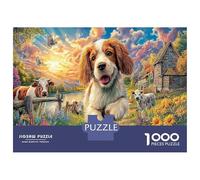 Fox in Garden Puzzle 1000 Pezzi Per Adulti, Puzzle 1000 Pezzi Cozy Cottage Impossible Challenge Home Decoration Regali 38x26cm/1000pcs