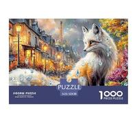 Fox in ParisExpert-Level Jigsaw Puzzles for Adults A 1000-Piece (Advanced) Set of Seemingly Impossible, Hard, And Extremely Difficult Challenging Puzzle Educational Games - The Ultimate Test And Gift