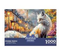 Fox in ParisUltimate Challenge Jigsaw Puzzles for Adults Conquer The 1000-Piece (Advanced) Impossible, Hard, And Difficult Challenging Puzzle Educational Games - This Is The Pinnacle Gift Jigsaw Puzz