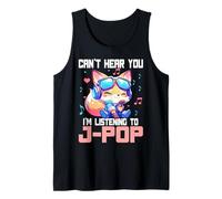 Fox Japanese Pop non ti sento sto ascoltando J-Pop Canotta