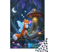 Fox Jigsaw for Adults 1000 Piece Brainteasing Games Gift Giving Challenge 1000pcs (75x50cm)