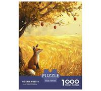 Fox Jigsaw Puzzle Impossibili 1000Pcs Decorazione Per La Casa. Giochi Rilassamento E Intelligence Per Adulti E Ragazzi Da 14 Anni 70x50cm/1000pcs