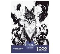 Fox Jigsaw Puzzle Impossibili 1000Pcs Decorazione Per La Casa. Rilassamento E Intelligence Per Adulti E Bambini Da 12 Anni 38x26cm/1000pcs
