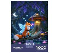 Fox Jigsaw Puzzle Impossibili 1000Pcs Decorazione Per La Casa. Rilassamento E Intelligence Per Adulti E Bambini Da 12 Anni 70x50cm/1000pcs
