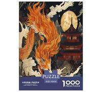 Fox Jigsaw Puzzle Impossible 1000 Pezzi Decorazione Per La Casa. Rilassamento E Intelligence Per Adulti E Bambini Da 12 Anni 70x50cm/1000pcs