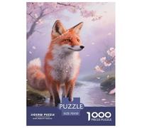 Fox Jigsaw Puzzle Impossible 1000Pcs Decorazione Per La Casa. Giochi Rilassamento E Intelligence Per Adulti E Ragazzi Da 14 Anni 70x50cm/1000pcs