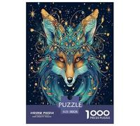 Fox Jigsaw Puzzle Impossible 1000Pcs Decorazione Per La Casa. Rilassamento E Intelligence Per Adulti E Ragazzi Da 14 Anni 38x26cm/1000pcs