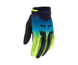 Fox Junior 180 Flora Black/Yellow YS Gloves