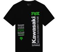 FOX Kawasaki 195 Original Maglietta, nero, taglia L per maschi