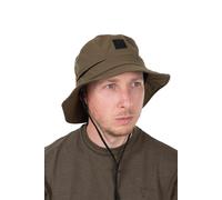 FOX Khaki Berretto Da Pesca Boonie Bucket Hat Con Laccio Regolabile