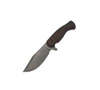 Fox Knives Eastwood Tiger Fixed FX-106 DCF Lusso Design di GUDY VAN POPPEL - Damasteel/FAT carbon