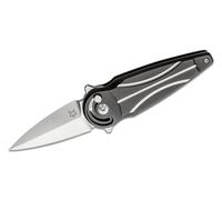 Fox Knives FOX/ANARCNIDE SATURN COLTELLO PIEGHEVOLE ACCIAIO INOX M390 LAMA SATINATA, MANICO IN TITAN