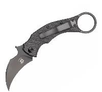 Fox-Knives FOX/BASTINELLI BLACKBIRD COLTELLO PIEGHEVOLE ACCIAIO INOX ELMAX PVD LAMA, TIT. FRAME LOCK
