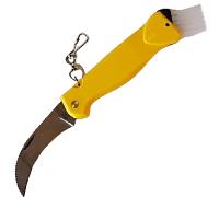Fox Knives FOX COLTELLO PIEGHEVOLE PER FUNGHI LAMA IN ACCIAIO INOX 420C, MANICO IN ABS GIALLO 406 Y