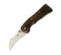 Fox Knives FOX SPORA COLTELLO PIEGHEVOLE PER FUNGHI LAMA SANDVIK 12C27, MANICO IN EUCALIPTO