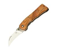 Fox Knives FOX SPORA COLTELLO PIEGHEVOLE PER FUNGHI LAMA SATINATA SANDVIK 12C27, MANICO IN LEGNO D'U