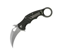 FOX Knives FX-599TiCS Folding Karambit, Titanium Framelock Bead Blasted